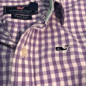 Vineyard Vines 4T Purple Button Down Shirt